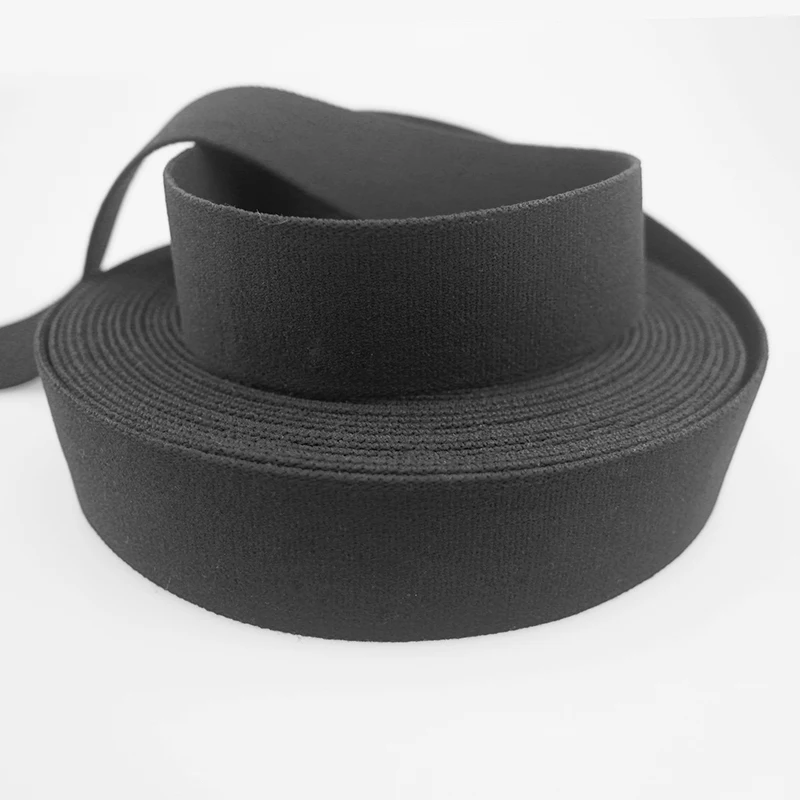 

China suppliers wholesale black suede custom high elastic nylon band, Black or customized