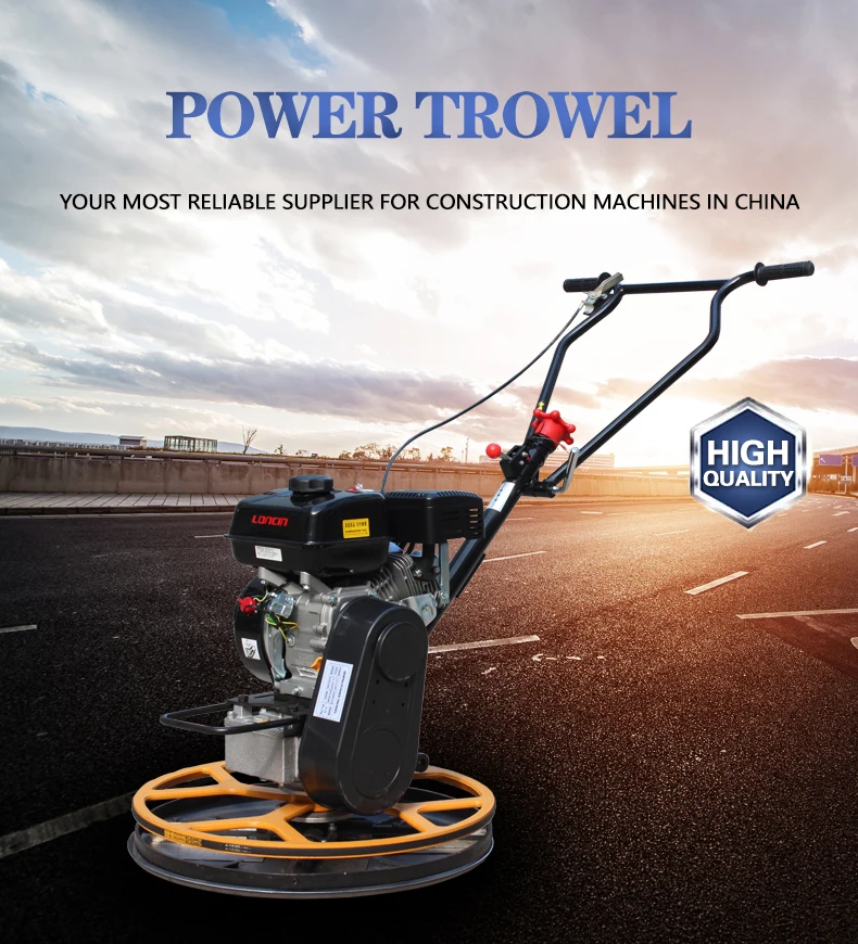 60 Type Gasoline Trowel Machine Walk Behind Concrete Trowel Machine 24