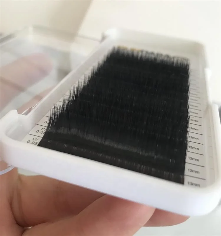 

Korean PBT Wholesale Private Labels Narrow Thin Tape Volume Eyelash Extensions for Professional