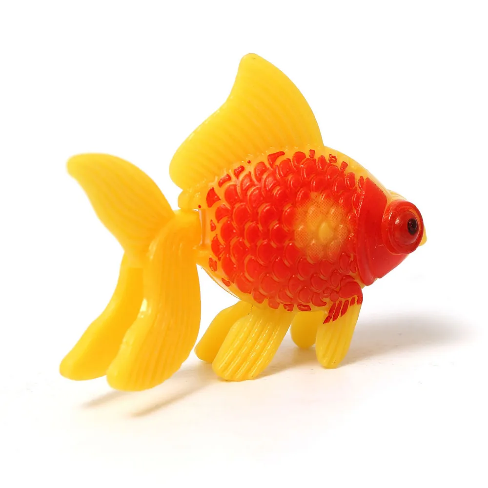 Aquarium Fish Tank Plastic Swimming Artificial Fake Gold Fish