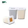 china supplier 12L cheap plastic rubbish bins with lids multifunction waste bin square trash can