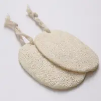 

Natural Loofah Pad with Ropes Loofah Dish Brush Scrubber Face Makeup Remove Exfoliating and Dead Skin Bath Shower Loofah
