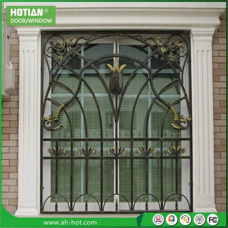 High Quality Steel Material Iron Grill Window Pattern  