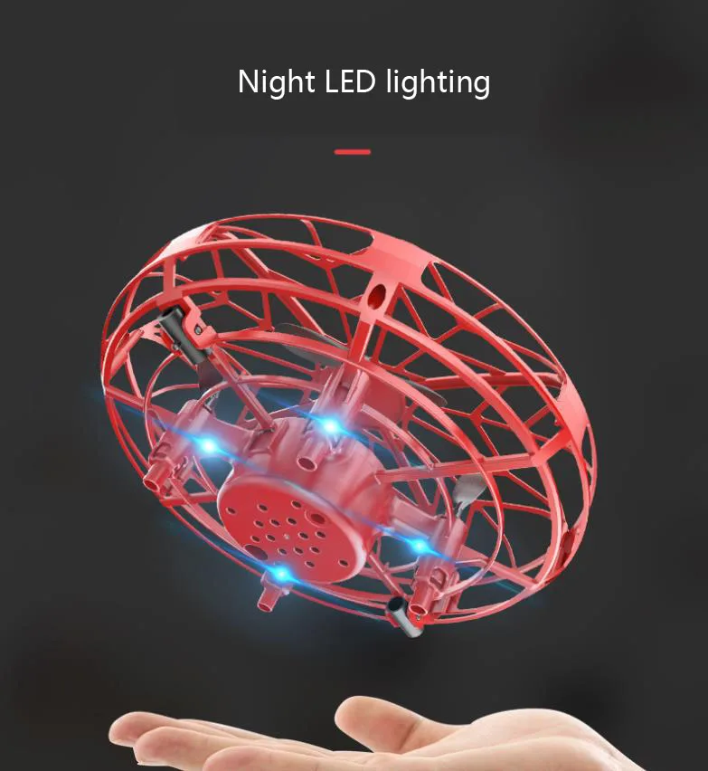 Hand Control Mini Ufo Toy Induction Drone With Led Light Buy Ufo Toy