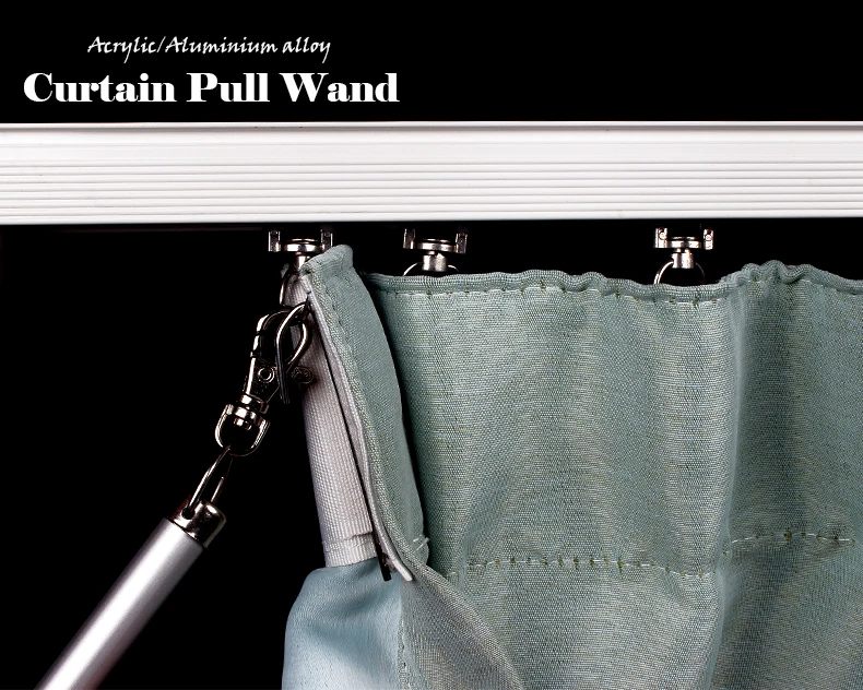 Acrylic Iron Aluminum Fiberglass Curtain Pulling Rod Curtain Pull Wand