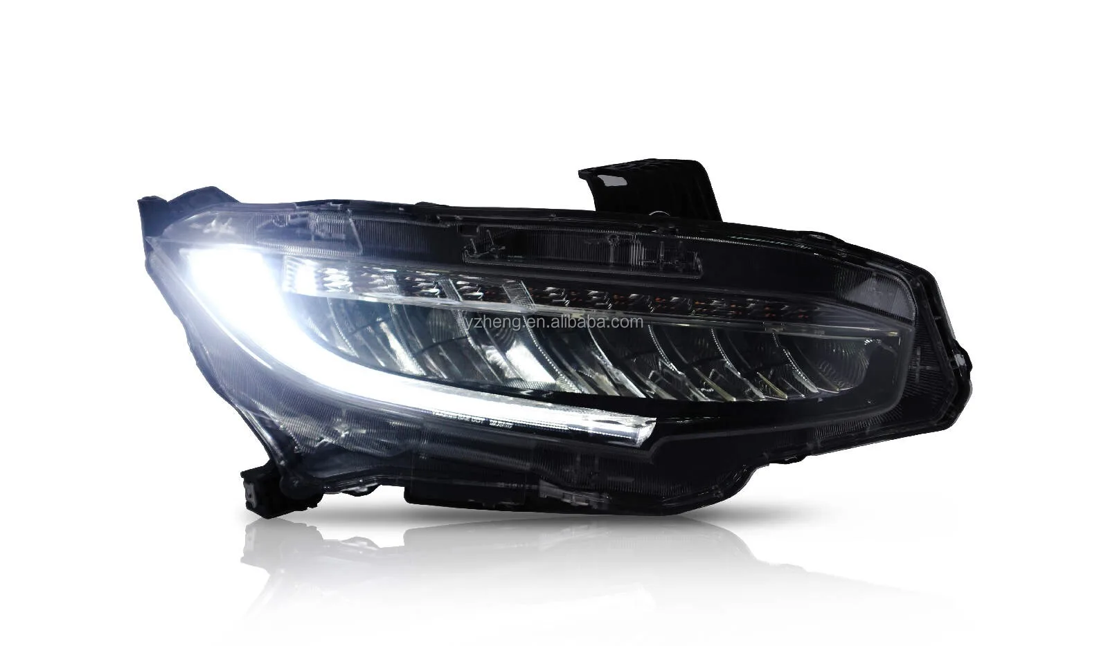 Vland manufacturer for Civic headlight for 2016 2017 2018 for Civics LED head lamp with moving signal turn light