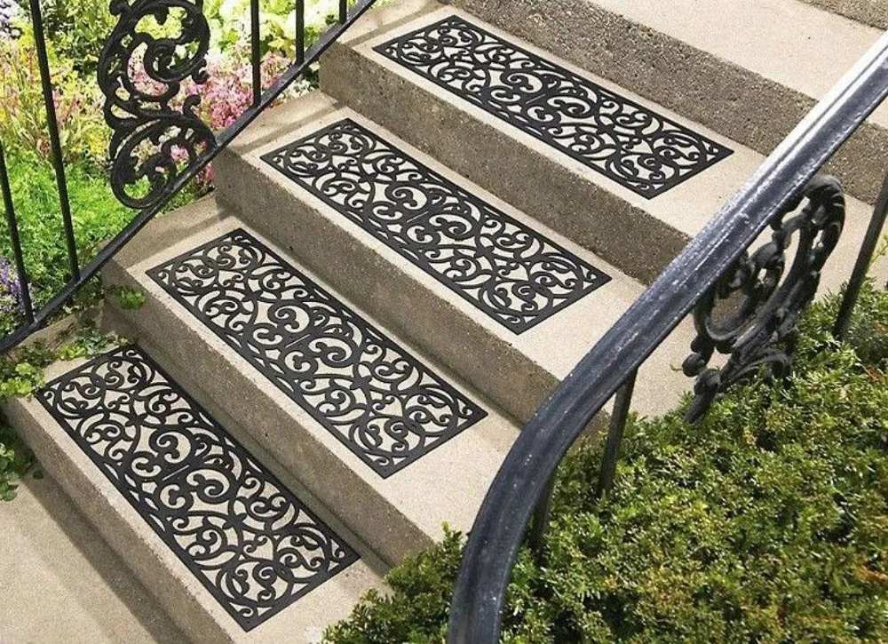 Non-slip Exterior Safety Outdoor Non Anti Slip Recycled Rubber Stair ...