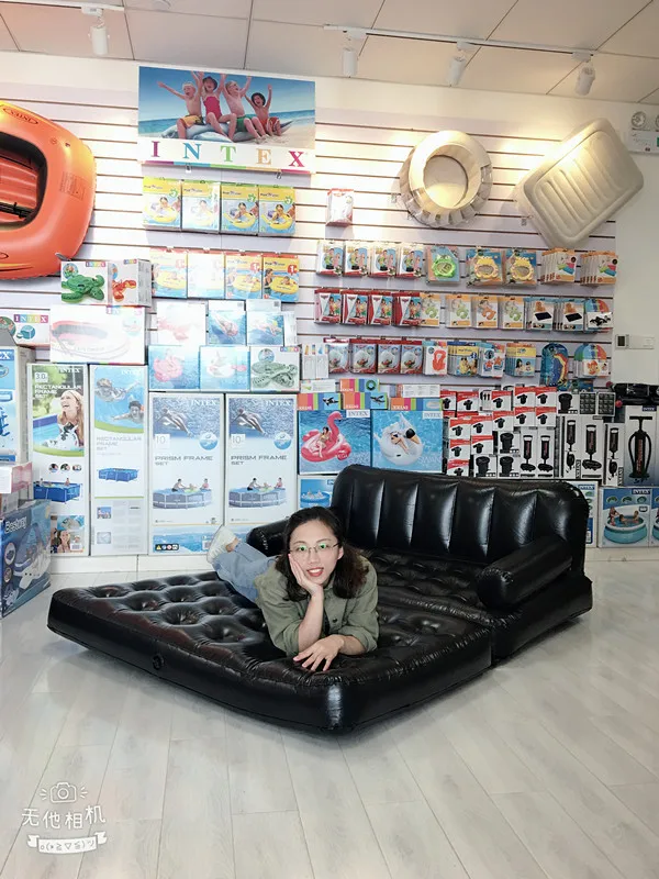75056 Double 5-In-1 Multifunctional Couch Air furniture Sofa Inflatable PVC Sofa Bed