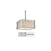 simple design home decoration glass diffuse fabric pendant light with iron shade