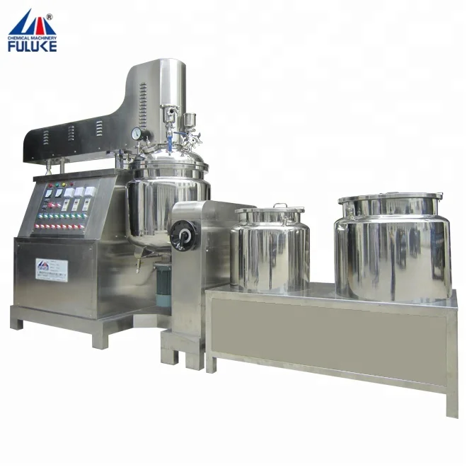 
FULUKE CE certification Emulsion emulsifier, chemical machinery equipment, vacuum homogenizing emulsifier machine 