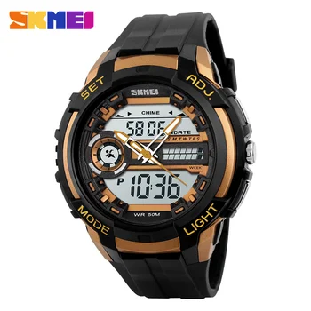 slim digital sports watch