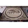 Square marble water jet pattern,mosaic medallion for club decoration