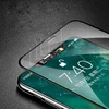 Mobile Phone silk printing Invisible single hole tempered glass screen protector for i-Phone X