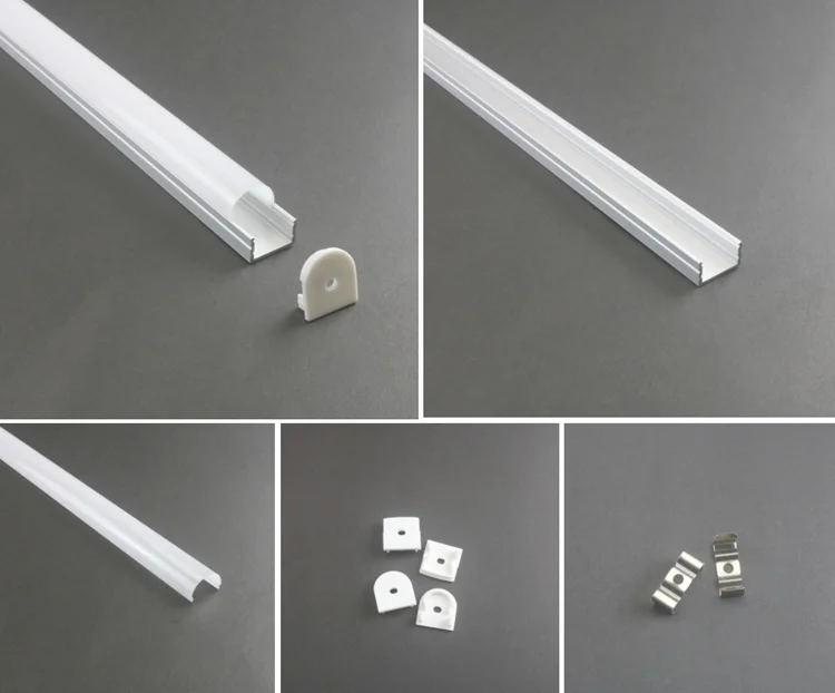 LS-079 LED Aluminum Extrusion 6063 T5 Anodized LED Profile For 20*20mm LED Strip Light