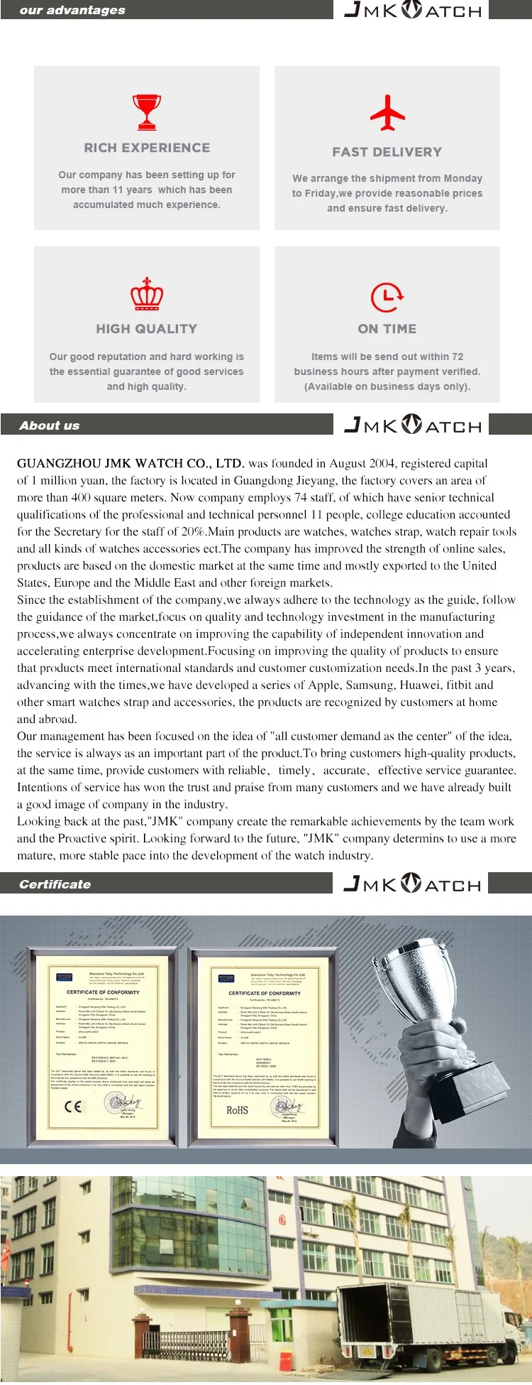 Casual style hot sale products light brown genuine men watch leather strap