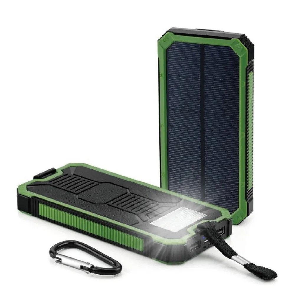 

solar charger power bank 10000mah portable power bank