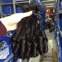 

Top Quality Double Drawn Funmi Human Hair Best Selling Products In Nigeria Sexy Aunty Funmi Hair Bouncy Curls