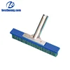 10" Stainless Steel Algae Brush with Polished Aluminum Back & "Spring Clip" Handle