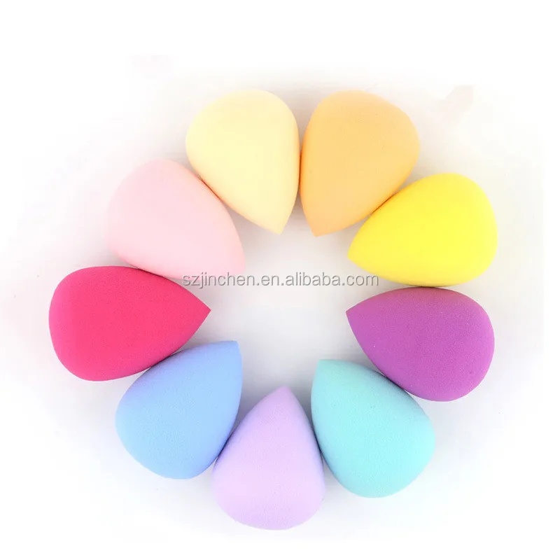 

Wholesale Large 18 colors in stock latex Free Beauty Sponge Drip puff
