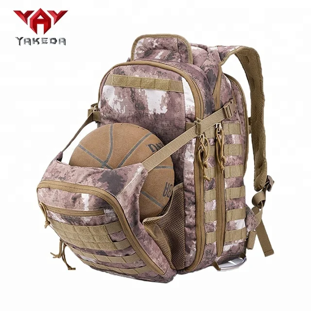 

yakeda army camo Military Tactical Backpack Bag Hiking Camping sports laptop Backpack, Any color as customer's required