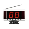 Hot sale 433Mhz waiter call buzzer system number calling system with LED Display