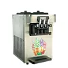 Big Three Flavors Soft Ice Cream Machine Rainbow Flavors CE Prove Spaghetti/Frozen Yogurt Ice Cream Machine