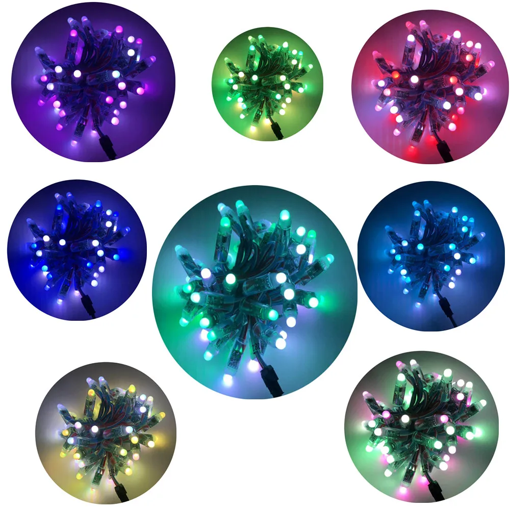 12mm Led Pixel Christmas Light Ws2811 Pixel Node Dc 12v Buy 12mm Led