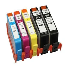 5 CHIPPED Ink Cartridge 364 XL for Photosmart 5520 5524 6510 6520 7510 B109 B110 B209 B210 C309 C310 C410 PRINTER