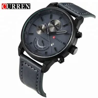 

Relogio Masculino Curren Quartz Watch Men 2017 Top Brand Luxury Leather Mens Watches Fashion Casual Sport Clock Men Wristwatches
