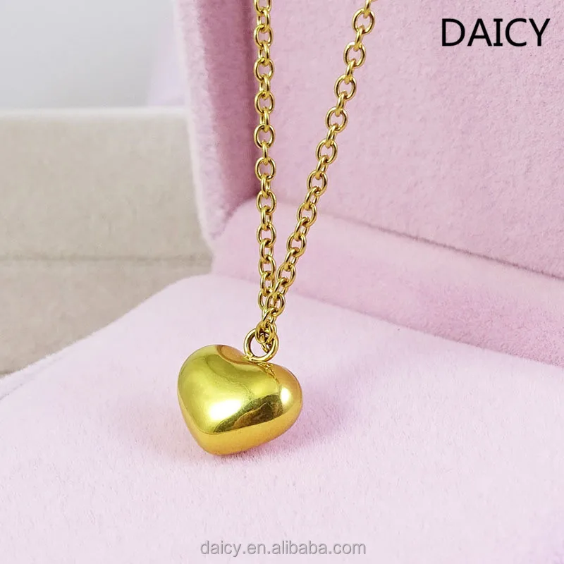 Stainless Steel Small Heart Pendant