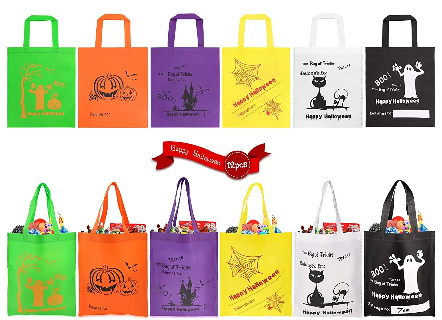 reusable halloween bags