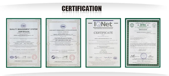 cocoa powder certificate