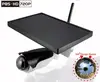 Panoramic low cost wifi ip solar powered camera, battery powered wifi camera, P8S IPC