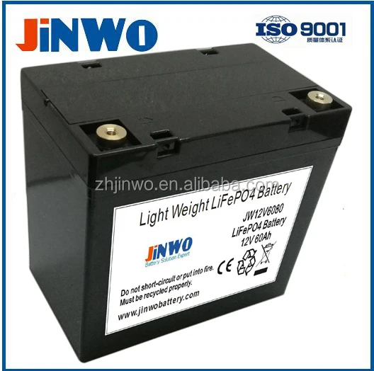 LiFePO4 12V 60Ah Lithium iron Phosphate battery Pack / Lipo 12V 60Ah