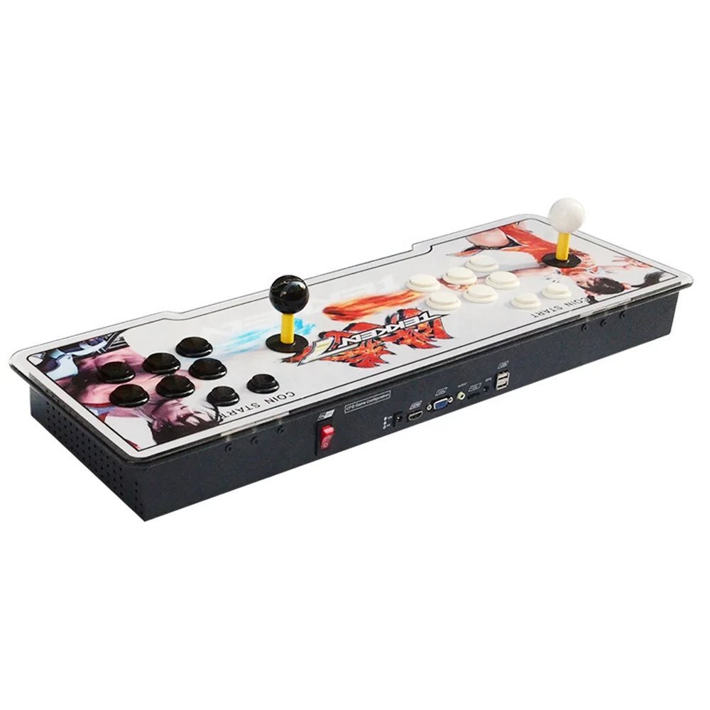 Factory Cheap Sale  Pandora Box 6 Arcade Video Game Console With 1500 Built-in Games 2 Joysticks For Amusement
