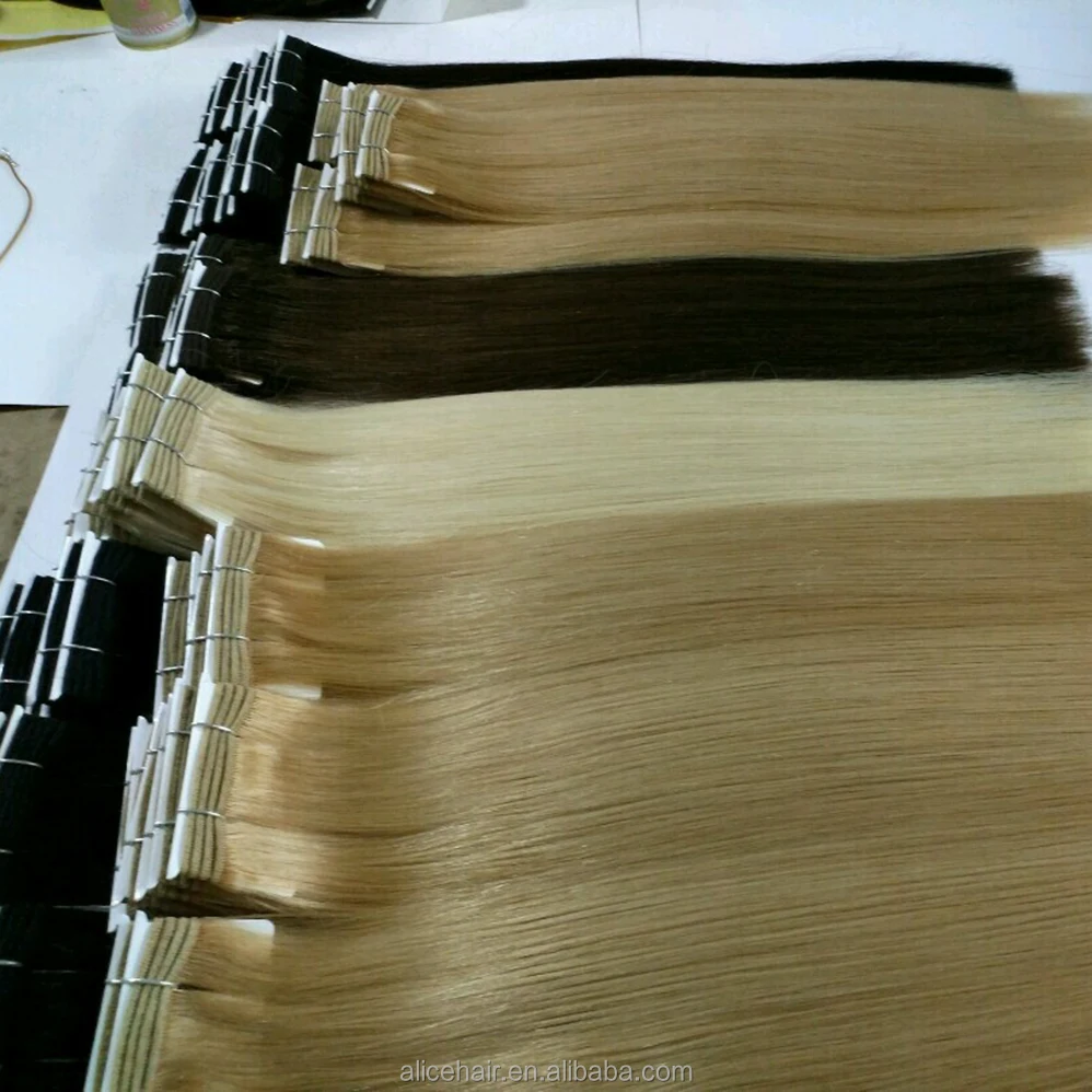 

Human hair wholesale virgin Brazilian hair colored hair weft straight hair weave, #613 #60