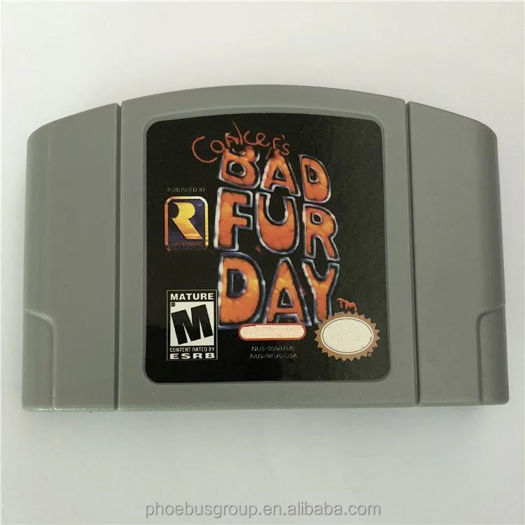 

Retro hot sellers N64 games Conker's Bad Fur Day