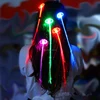 LED Glowing Flash Wigs Colorful LED Hair Braided Clip Show Party Decoration Colorful Luminous Braid