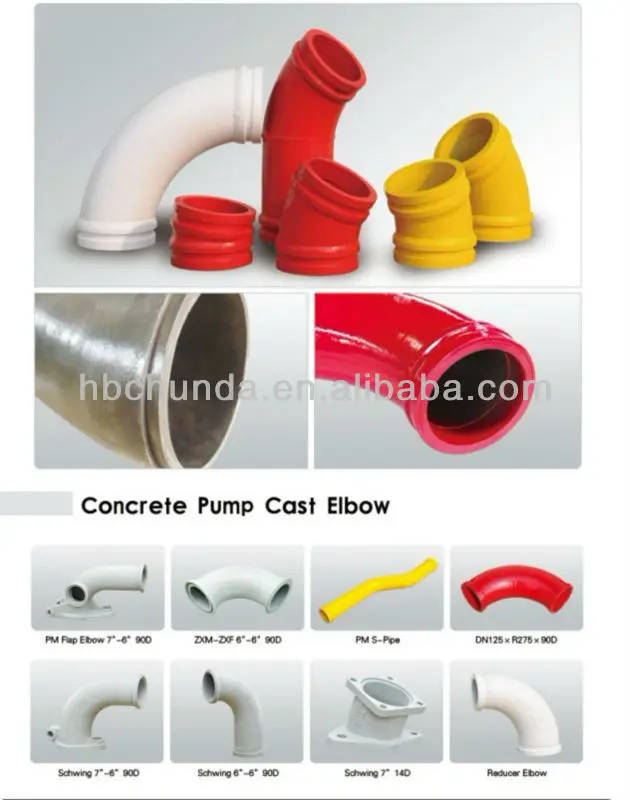 Schwing Dn125 4.5mm Concrete Pump Hardened Pipe Truck Mounted Concrete