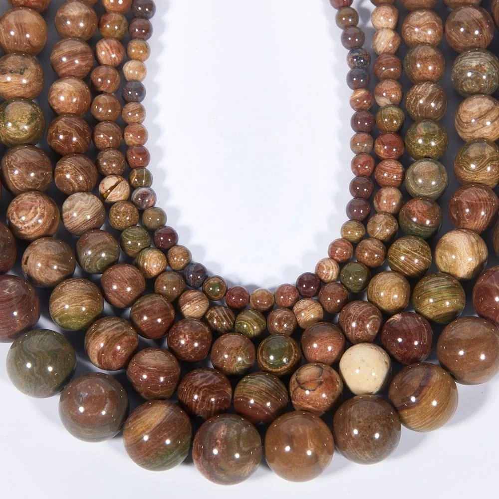 

Natural Smooth Rainbow Jasper Gemstone Loose Beads For Jewelry Making DIY Handmade Crafts 4mm 6mm 8mm 10mm 12mm, 100% natural color
