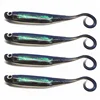 5.1g 10cm high quality long single tail lure curly tail soft fishing lures