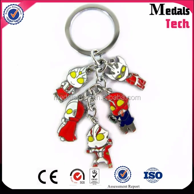 Factory direct custom personalized Skull Heads keychain for sale