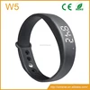 W5P W5 Multifunctional USB LED Smart Bracelet 3D Pedometer&Sleep Monitor&Calorie Counter Black