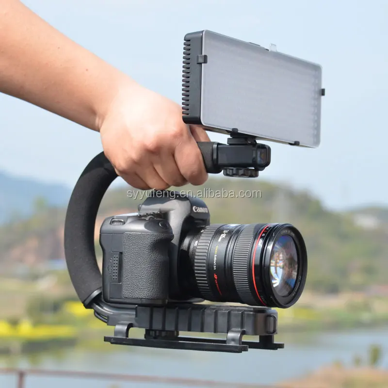Camera Accessories U/C Shape Portable Handheld DV Bracket Stabilizer for All SLR Cameras and Home DV Camera Professional Video Products Color : Color2 Camera Accessories U/C Shape Portable Handheld DV Bracket Stabilizer for All SLR Cameras and Home DV Camera Professional Video Products Color : Color2