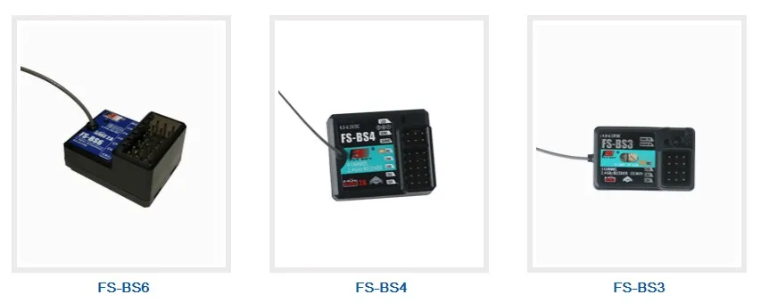 Flysky FS-GR3E FS-BS4 FS-R6B FS-BS3 FS-iA6 FS-iA6B FS-BS6 FS-IA10B 6CH Receiver