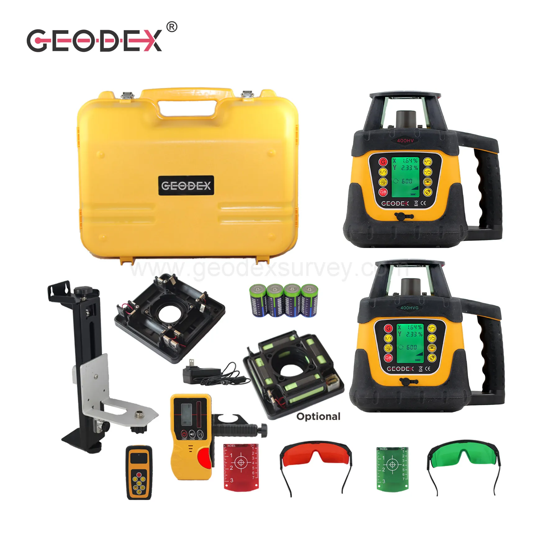 Automatic Selflevelling Rotating Laser Level With Lcd Display 400hv