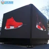 cube shapes outdoor advertising large led screen