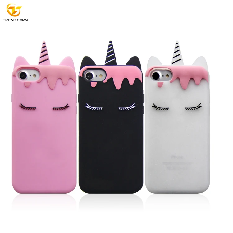 

Lovely Cartoon Design Rubber Back Case For iPhone 7-12 Flexible Silicone Phone Cover