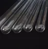 One End Closed Quartz Sleeve Tube small size customized fused glass tube for UV lamp
