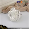 good looking women popular three layers flowers shape rings,multi cluster flower rings